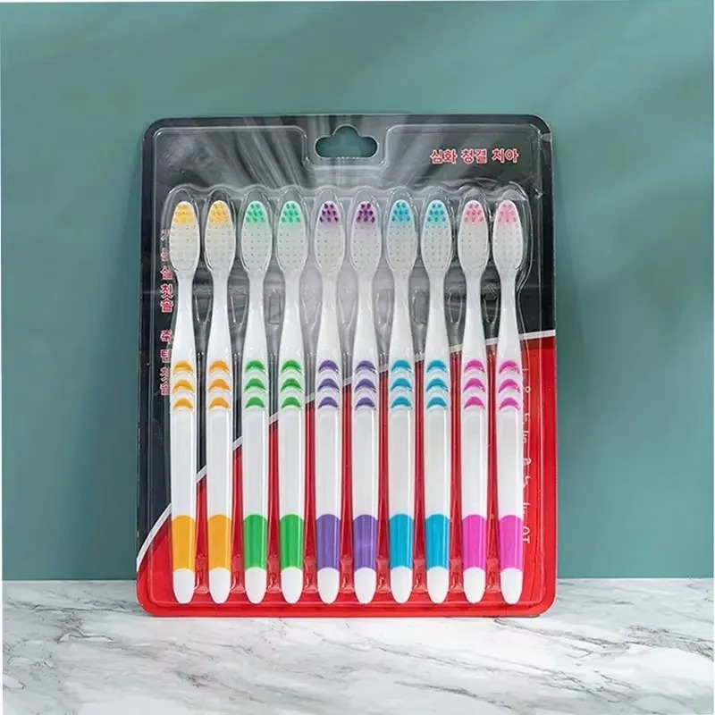 Bamboo Toothbrush - 10 stuks bamboe houtskool ultrazachte nano-tandenborstel