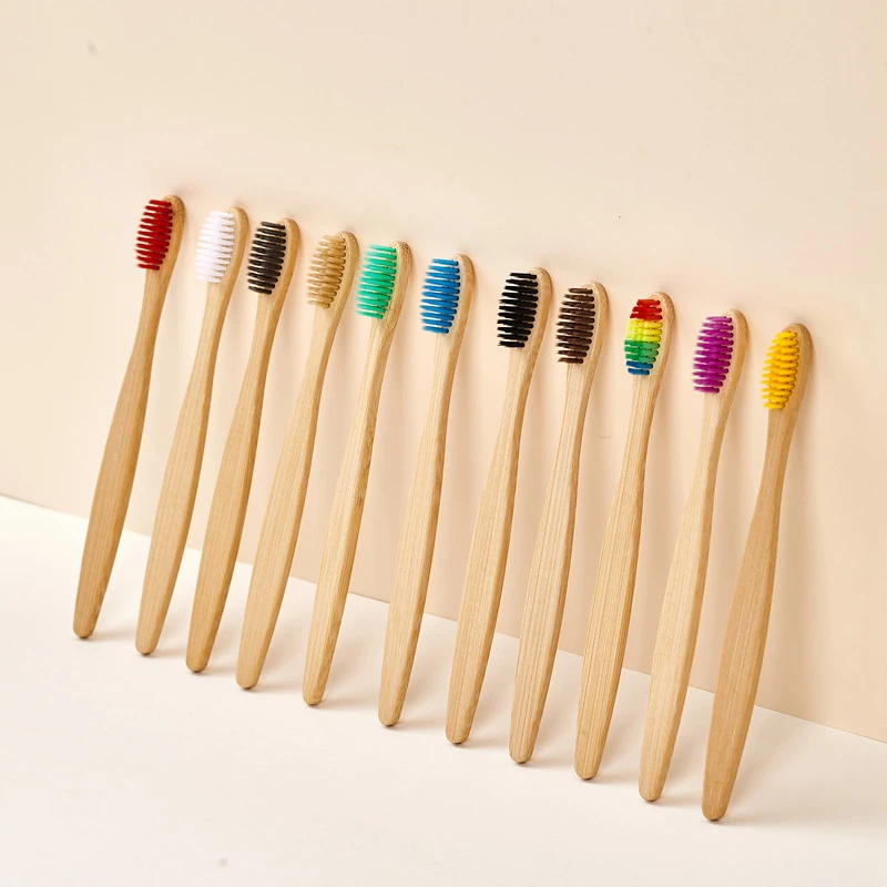 Bamboo Toothbrush - 5/10/20/30 stuks kleurrijke bamboe tandenborstels met