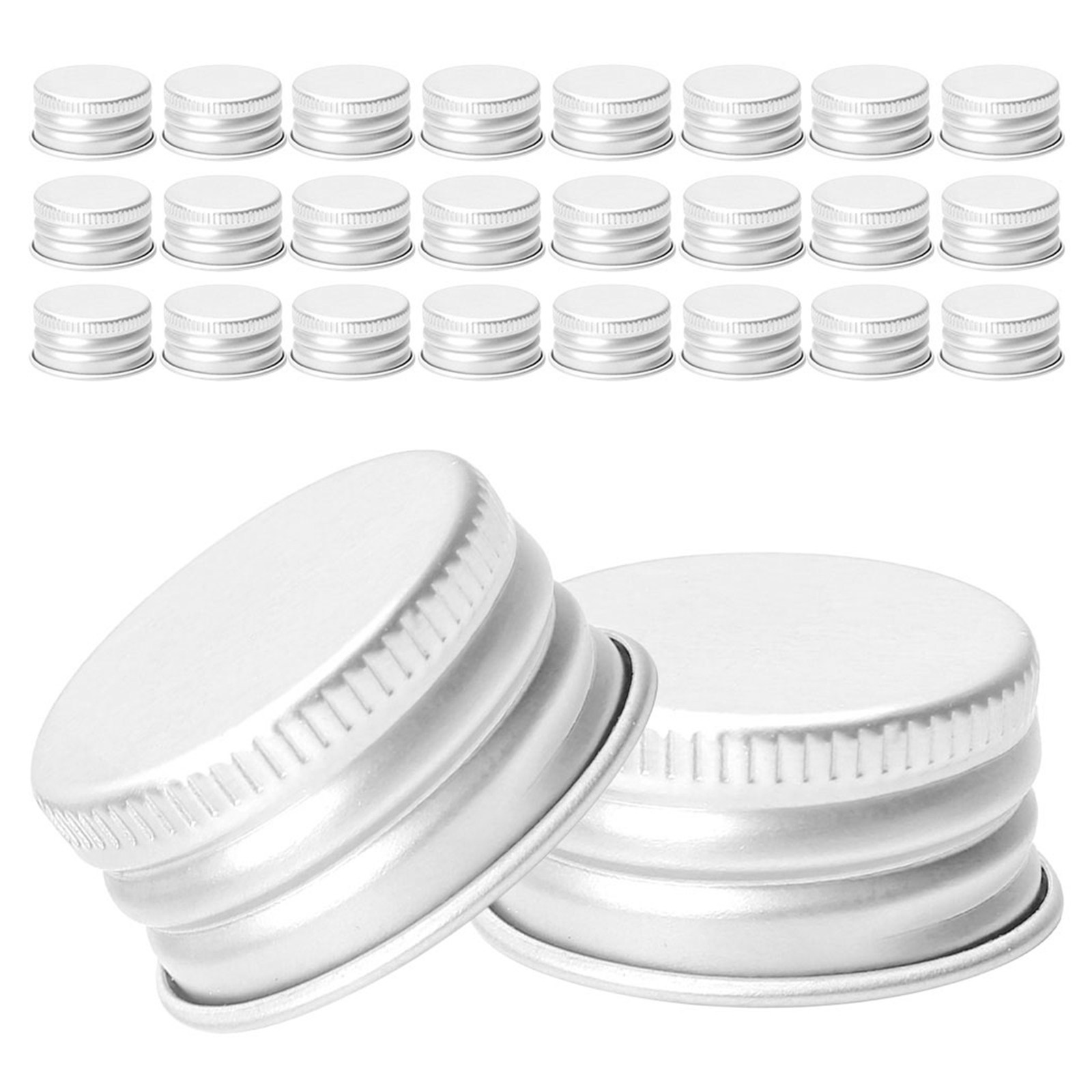 Reusable Bottle - 80 stuks aluminium schroefdoppen voor glazen