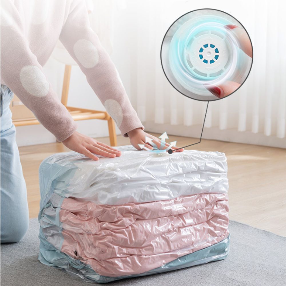 Reusable Bag - Press & Seal Vacuümopbergzakken Kubusvormige Compressie