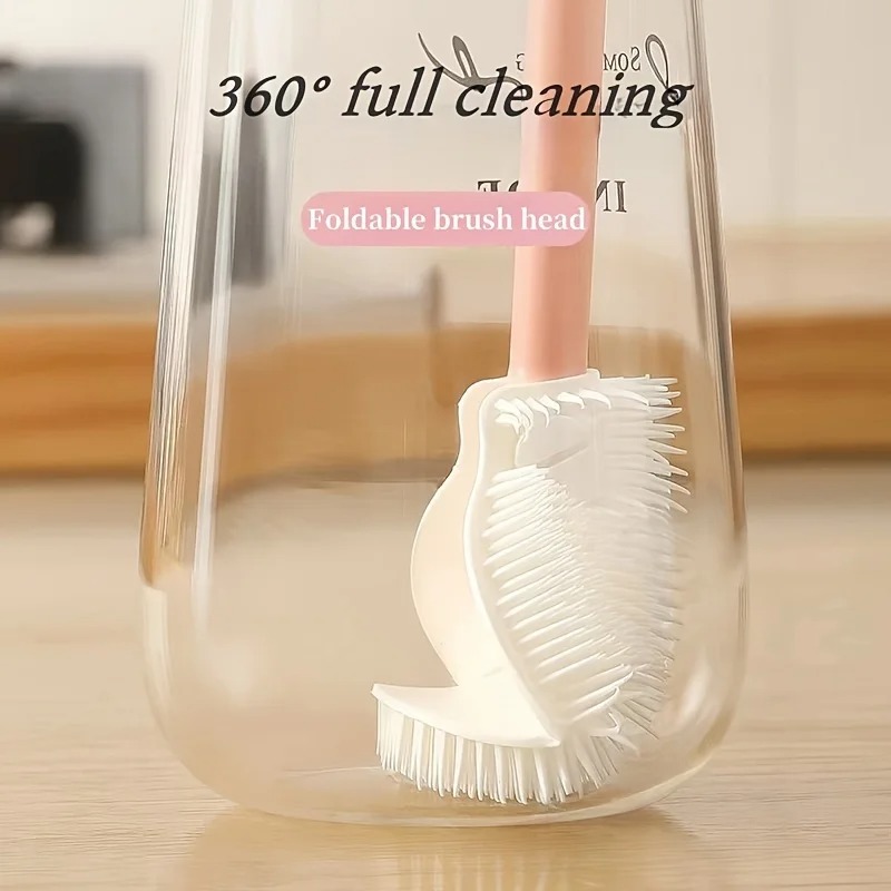 Reusable Bottle - Vouwbare 360 graden allround reinigingsborstel van