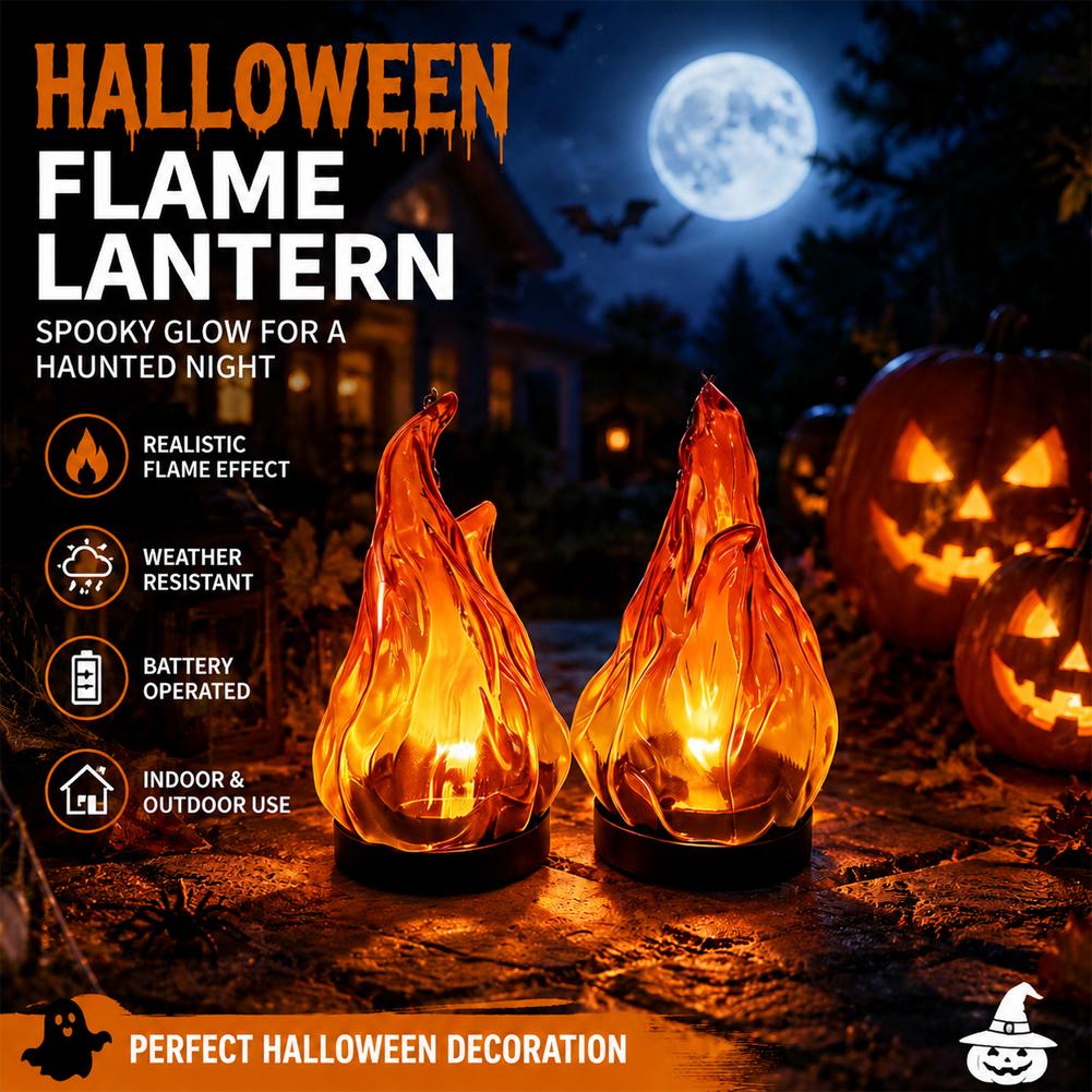 Solar Garden Light - Solar Flame hangende lantaarnlamp IP65 waterdicht