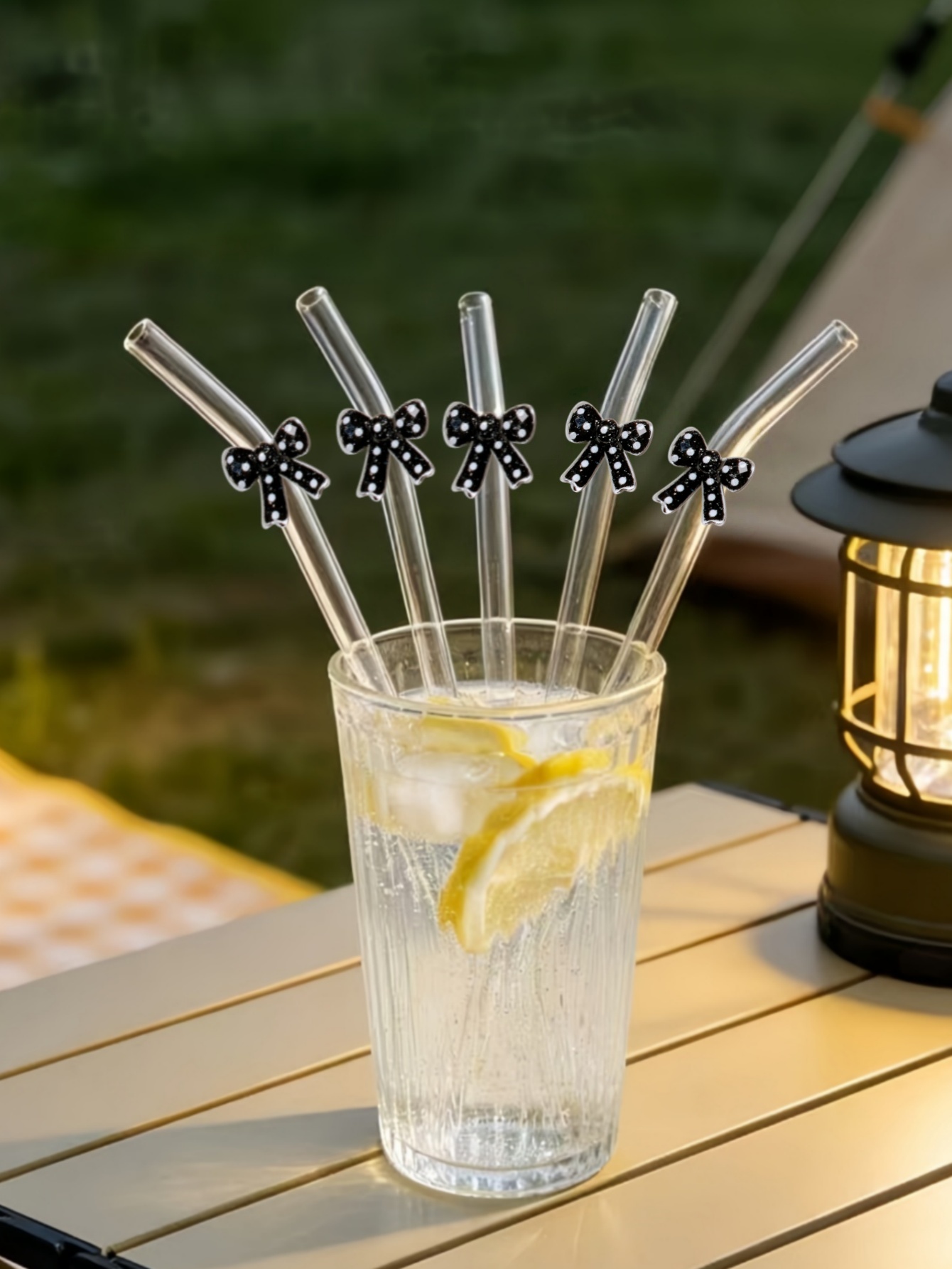1/3/6 STUKS Elegante zwarte gl - Reusable Straw recensie en prijs