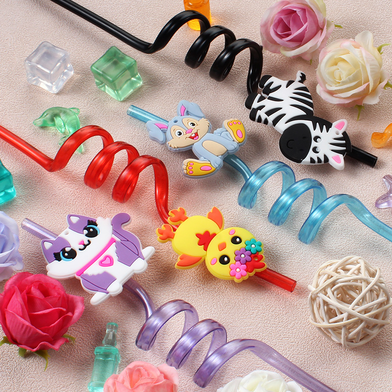 6 stuks rietjes met dierentuin - Reusable Straw recensie en prijs