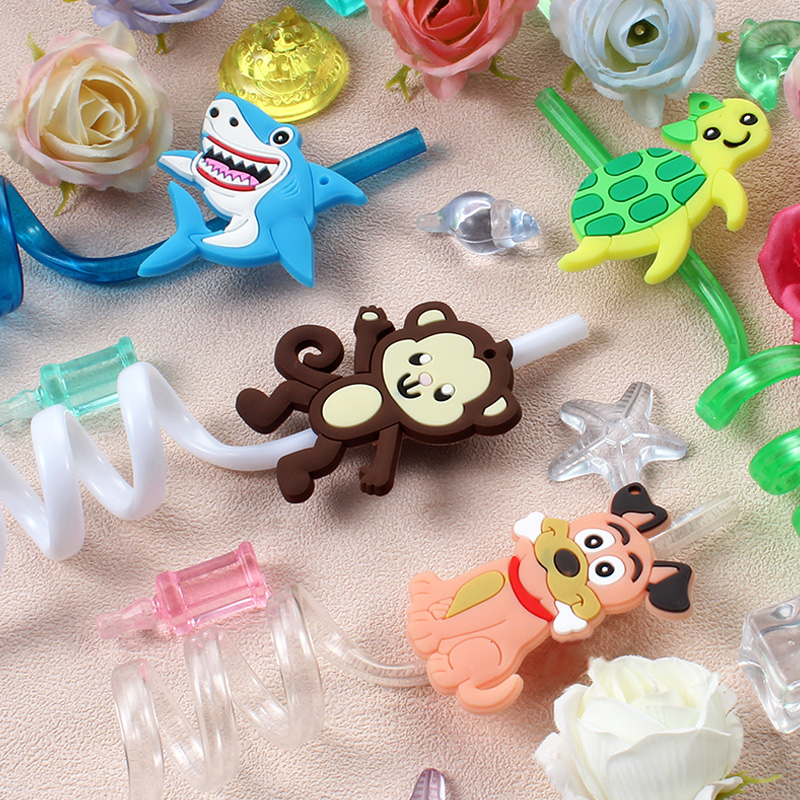 6 stuks rietjes met dierentuin - Reusable Straw recensie en prijs