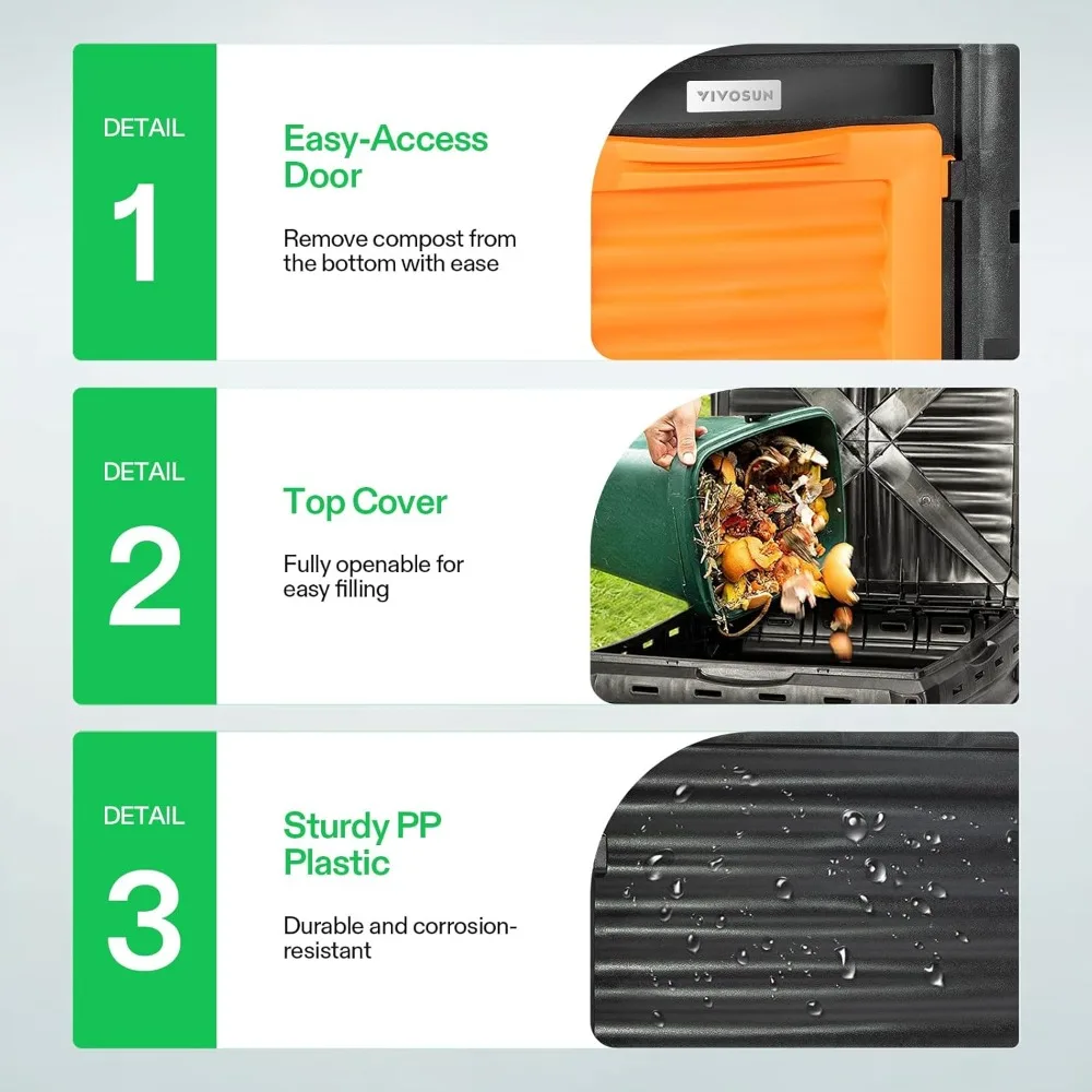 Gallon compostbak voor buiten  - Compost Bin recensie en prijs
