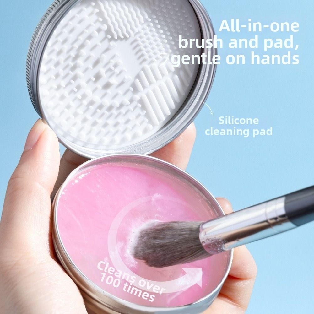 met siliconenmat, make-upborst - Eco Sponge recensie en prijs