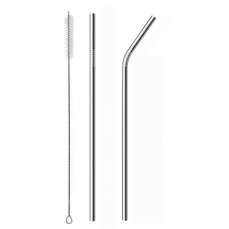 3 stuks herbruikbare metalen r - Reusable Straw recensie en prijs