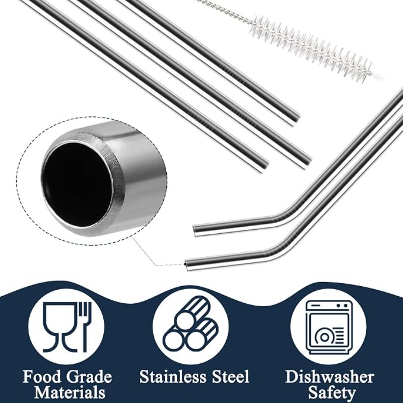 3 stuks herbruikbare metalen r - Reusable Straw recensie en prijs