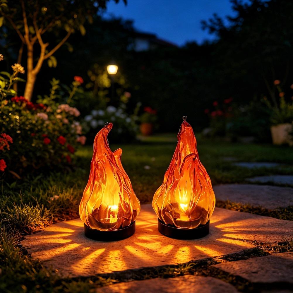 Solar Flame hangende lantaarnl - Solar Garden Light recensie en prijs